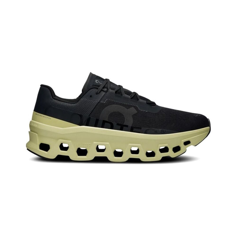 On Running Black and Tan Sneakers